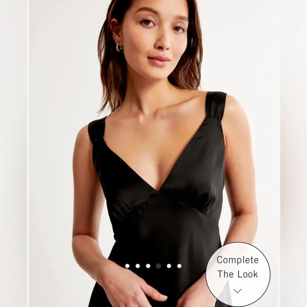 ABERCROMBIE & FITCH Satin Tie Back Nightie Size Small NEW WITH TAGS_4